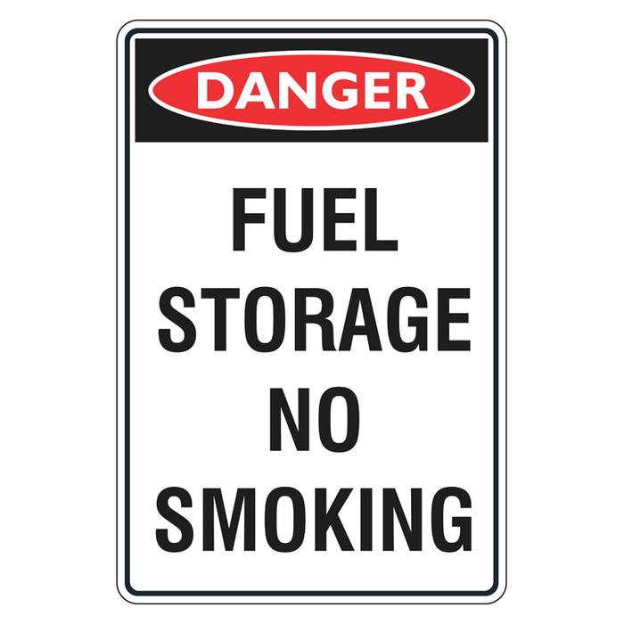 Danger Sign - Fuel Storage No Smoking