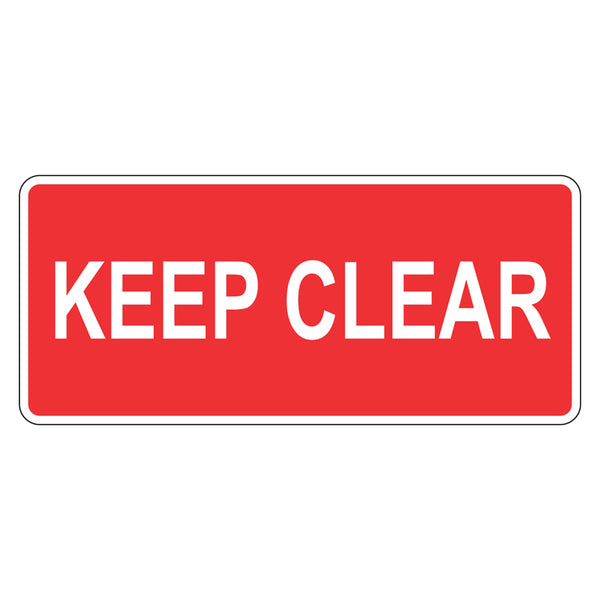 Notice Sign - Please Keep This Area Clear – Safetysigns.com.au