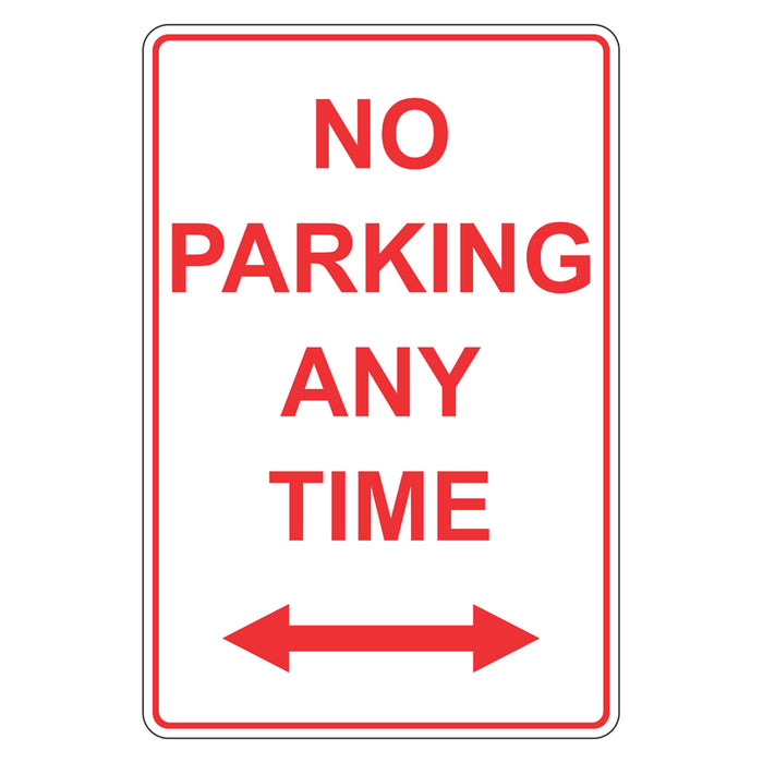 Car Park Sign - No Parking Any Time