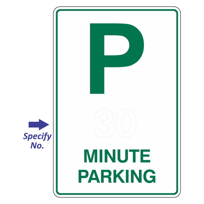 Car Park Sign - __  Minute Parking