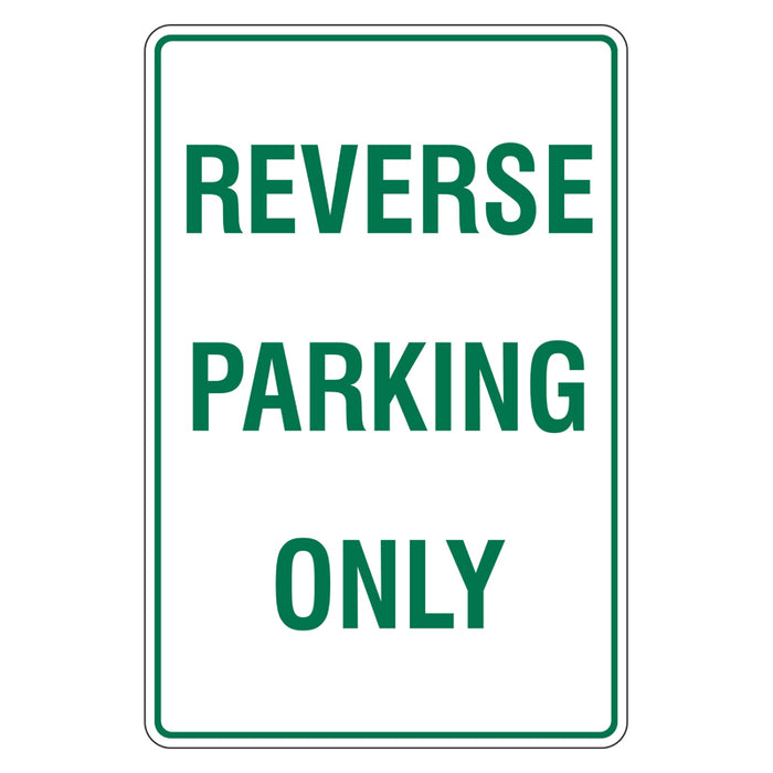 Car Park Sign - Reverse Parking Only