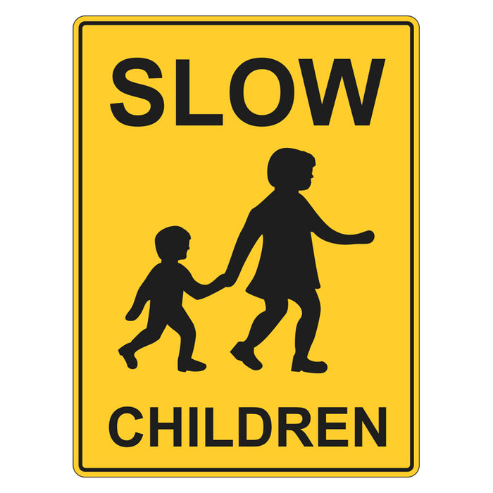 Car Park Sign - Slow Children