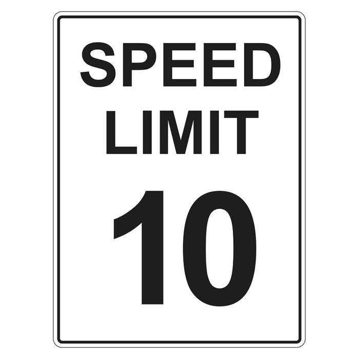 Speed Limit Sign - 10km