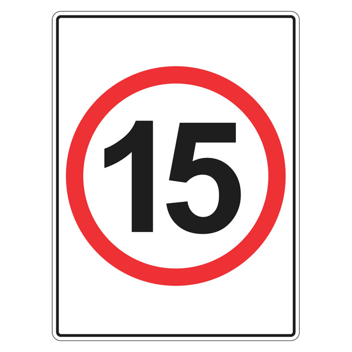 Speed Limit Sign - 15km