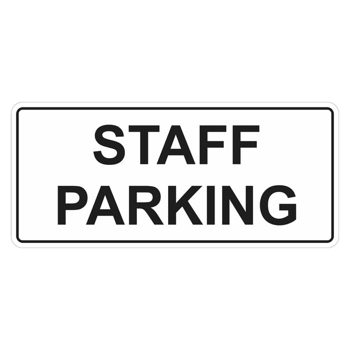 Car Park Sign - Staff Parking