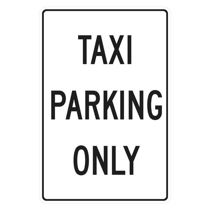 Car Park Sign - Taxi Parking Only