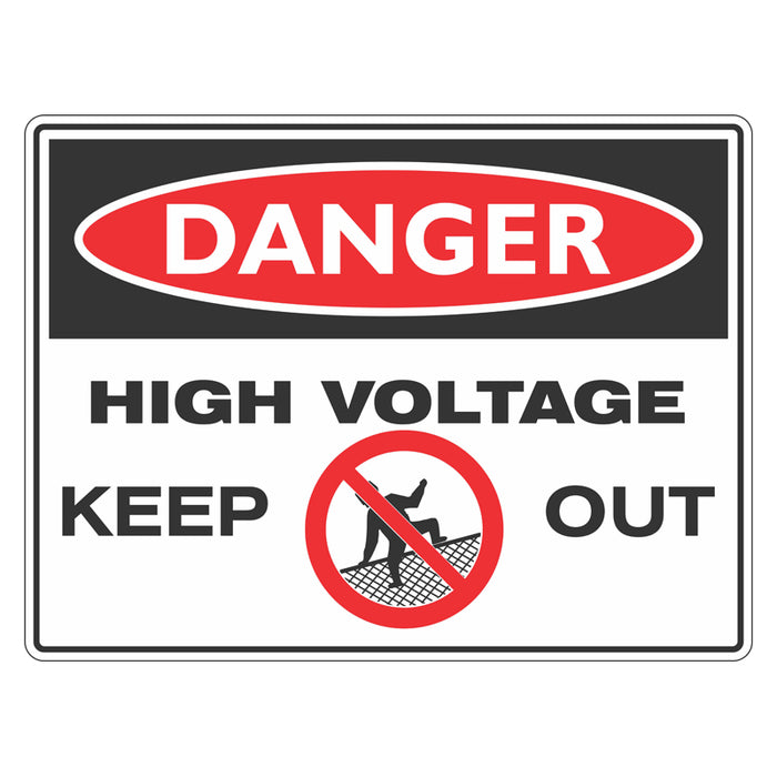 Danger Sign - High Voltage Keep Out