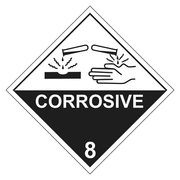 Hazchem Sign - 8 Corrosive