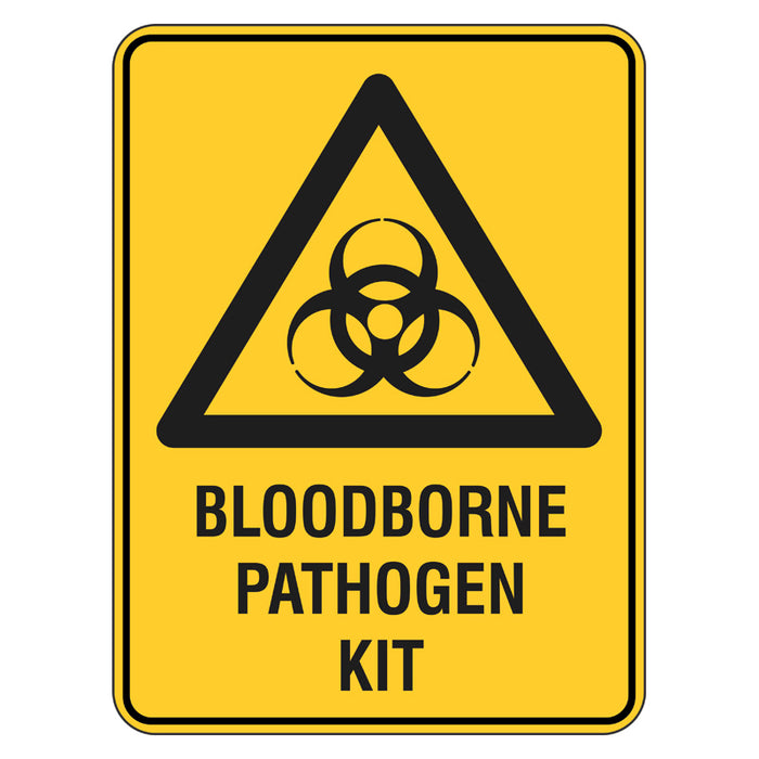 Warning Sign - Bloodborne Pathogen Kit