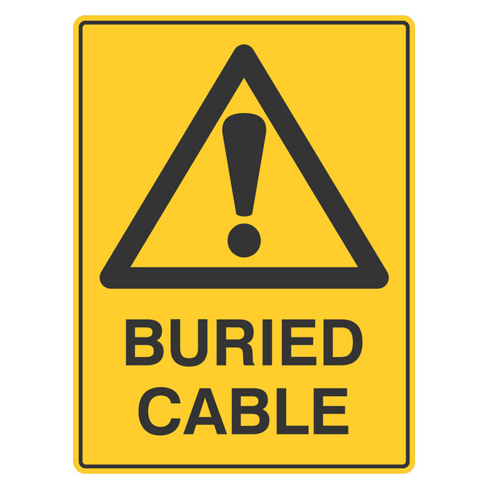 Warning Sign - Buried Cable