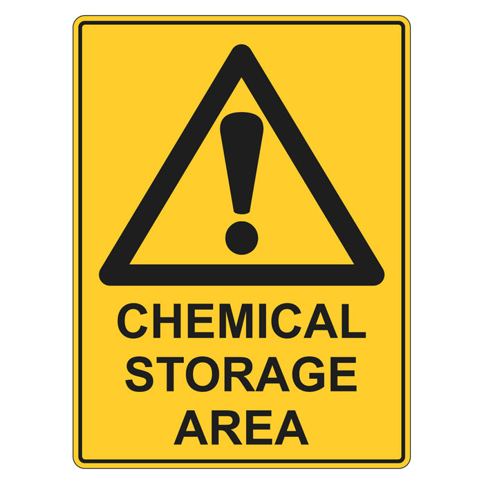 Warning Sign - Chemical Storage Area