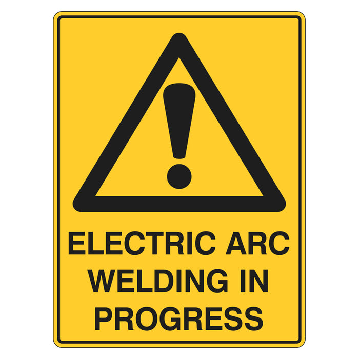 Warning Sign - Electric Arc Welding In Progress