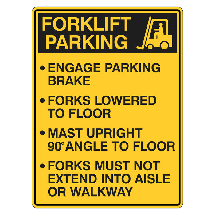 Warning Sign - Forklift Parking