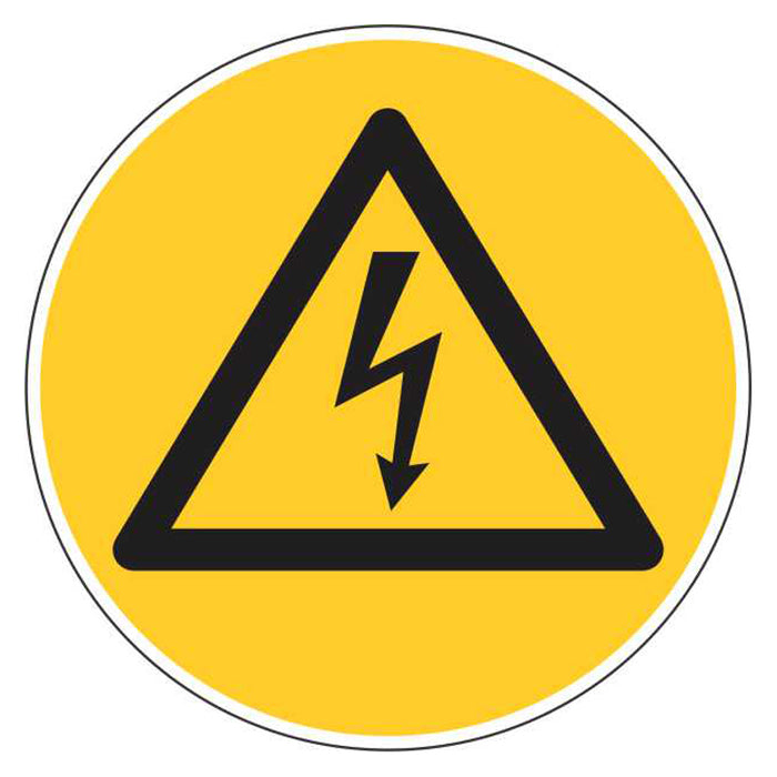 Warning Sign - High Voltage Symbol