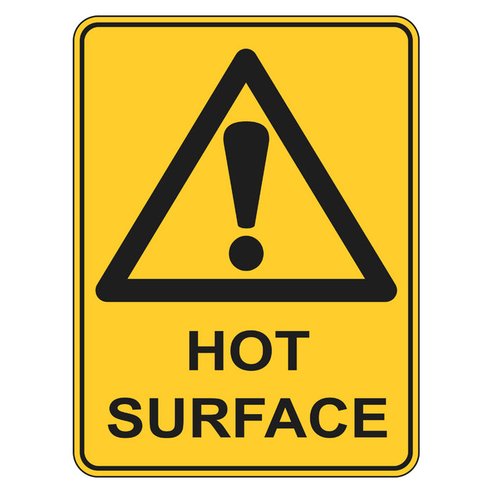 Warning Sign - Hot Surface