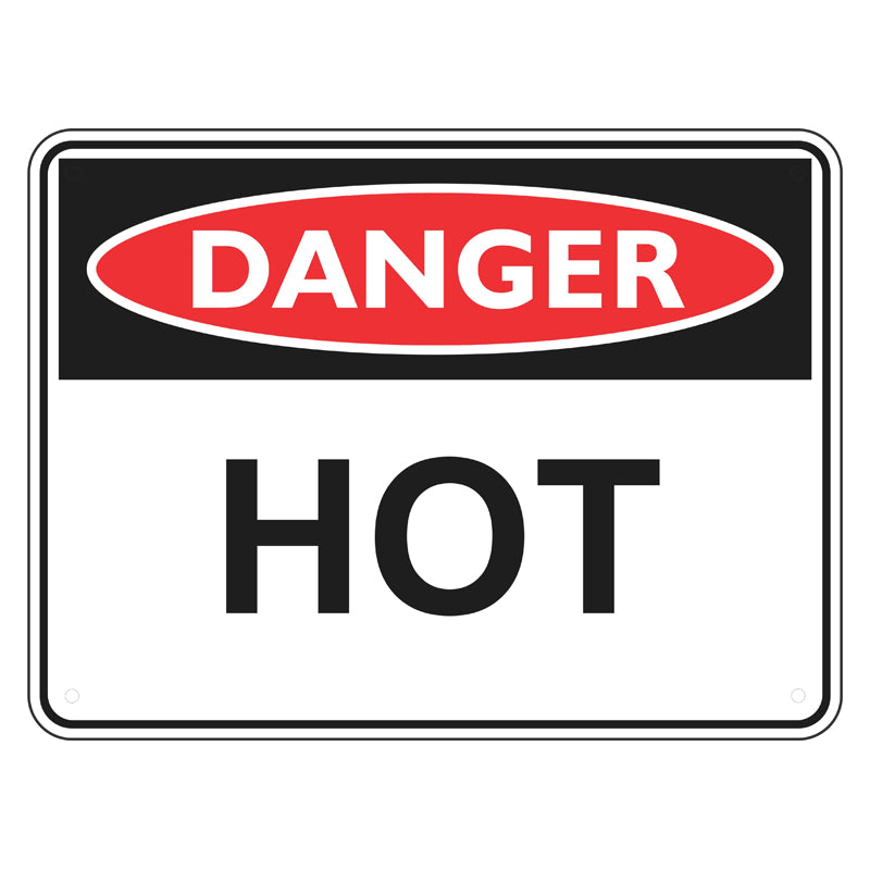 Caution Hot Signs