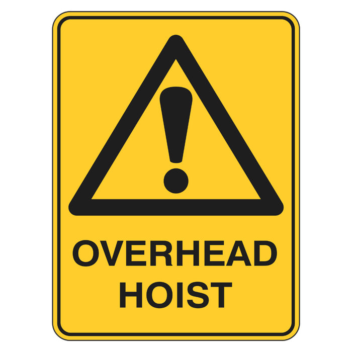 Warning Sign - Overhead Hoist