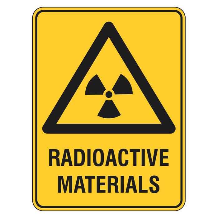 Warning Sign - Radioactive Materials