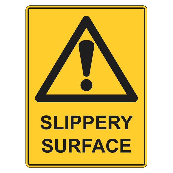 Warning Sign - Slippery Surface