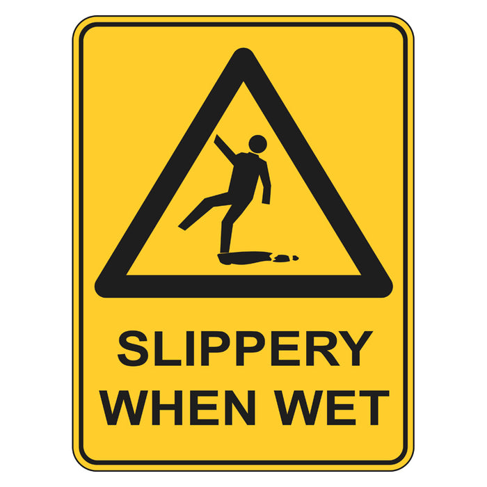 Warning Sign - Slippery When Wet