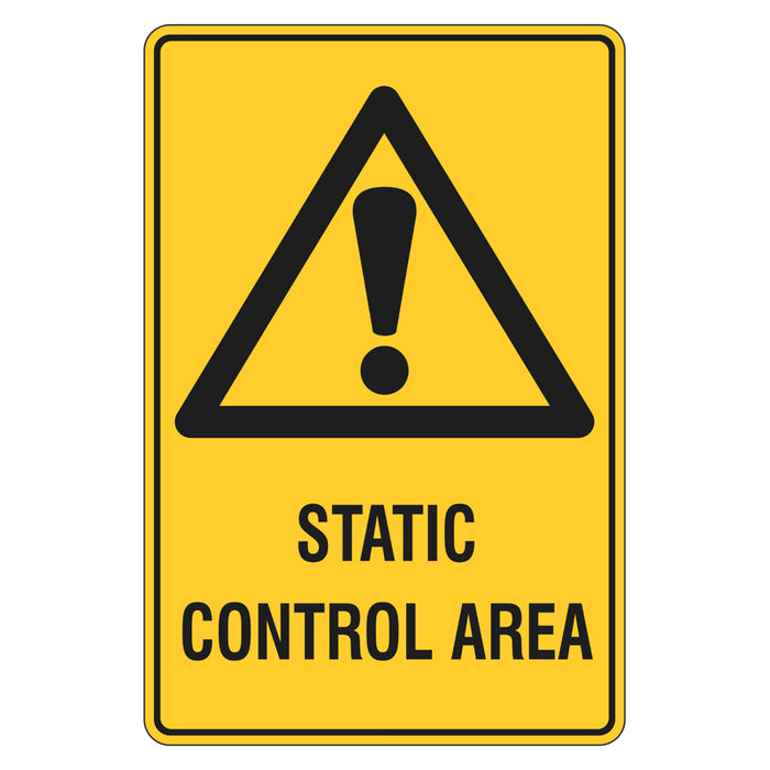 Warning Sign - Static Control Area