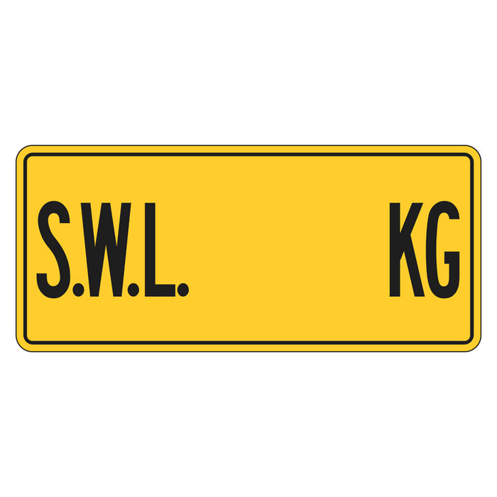 Warning Sign - S.W.L. __ KG