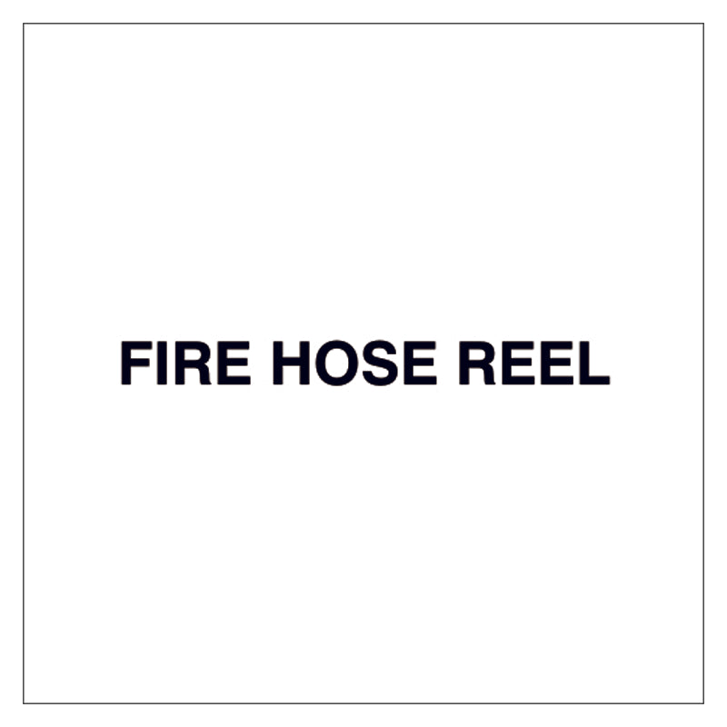 Fire Hose Signs