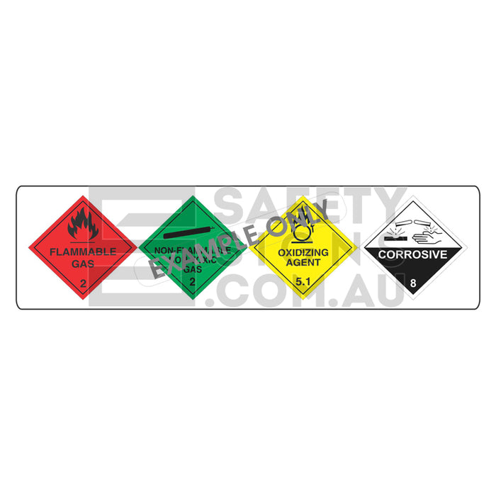 Hazchem Composite Sign