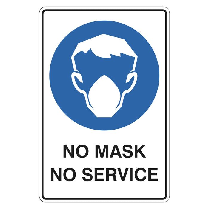 Mandatory Sign - No Mask No Service