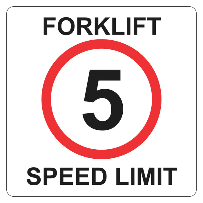 Floor Sign - Forklift Speed Limit