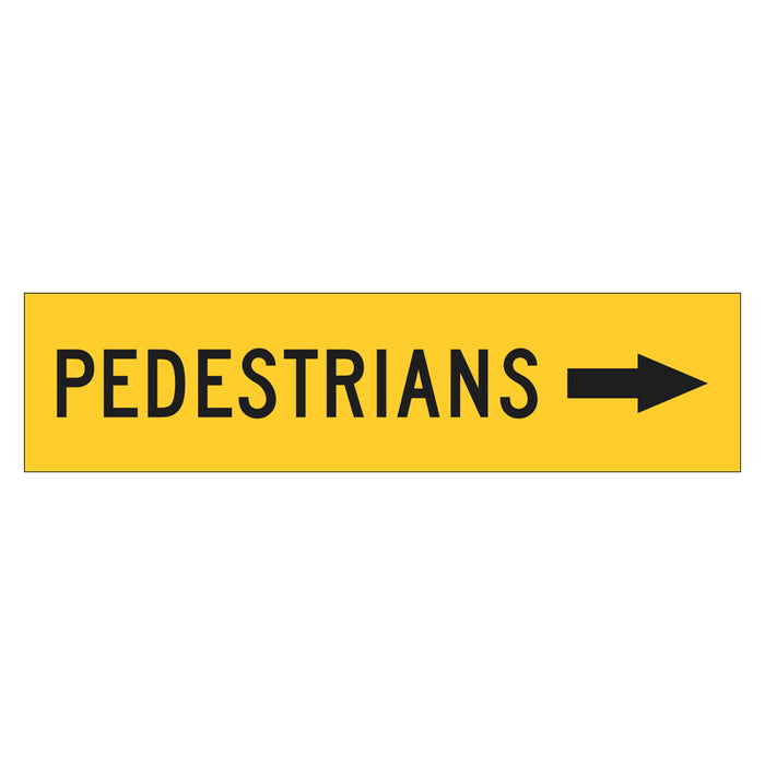 Multi Message Frame Sign - Pedestrians