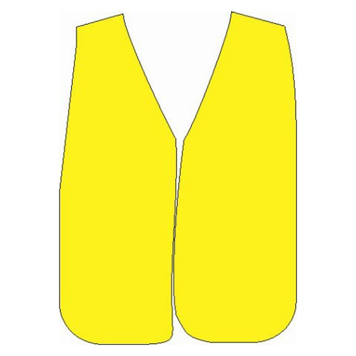 Vest Plain - Yellow